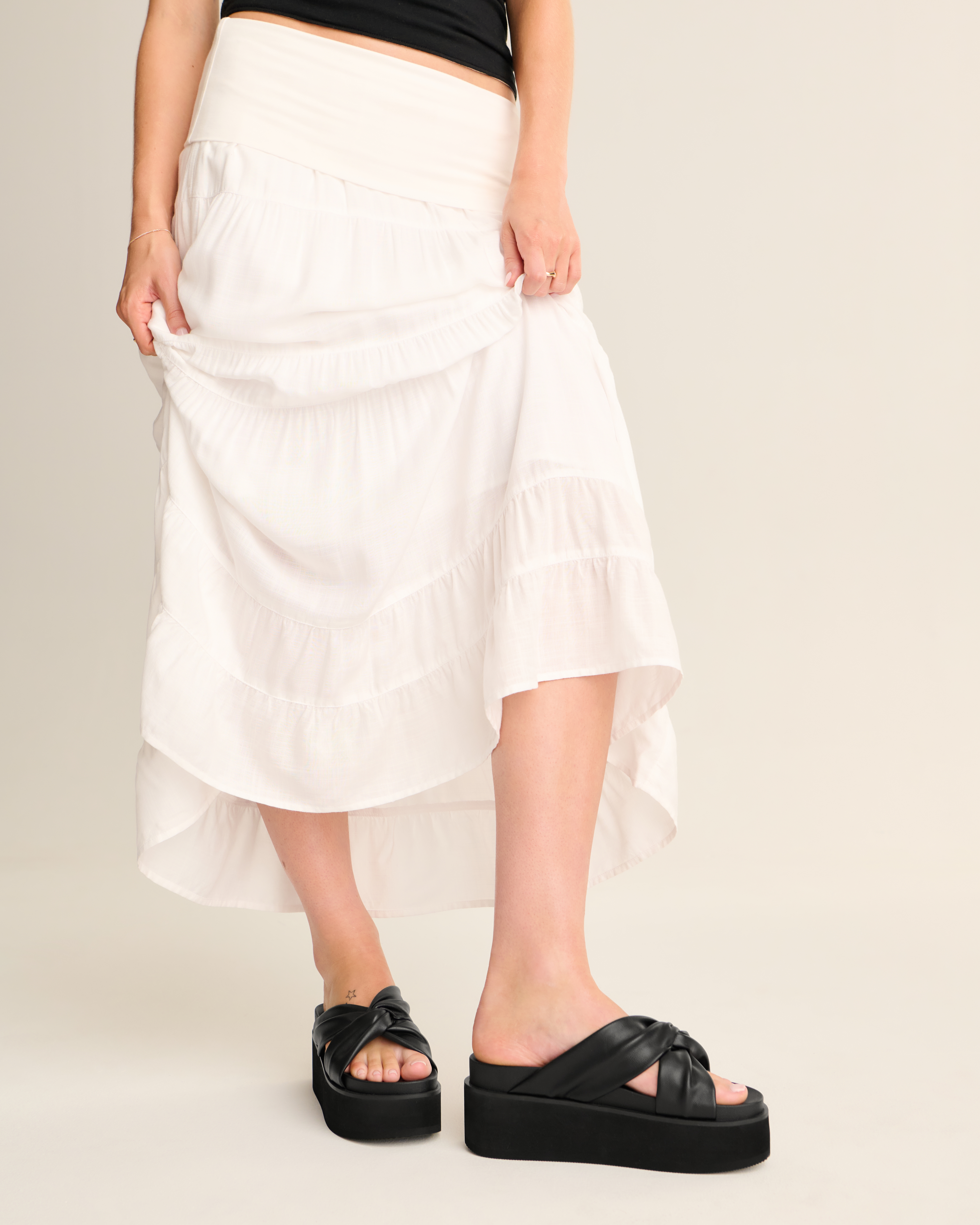 Twisted Knot Flatform Sandals