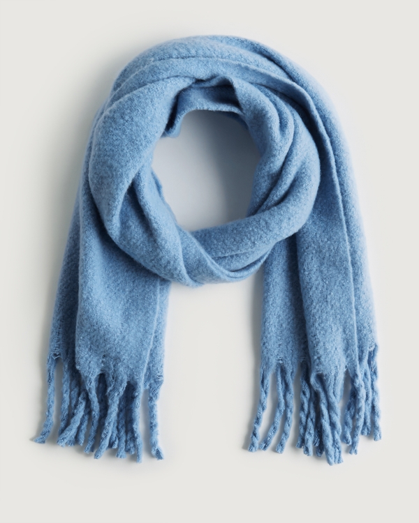 Cozy Scarf, Light Blue view 1