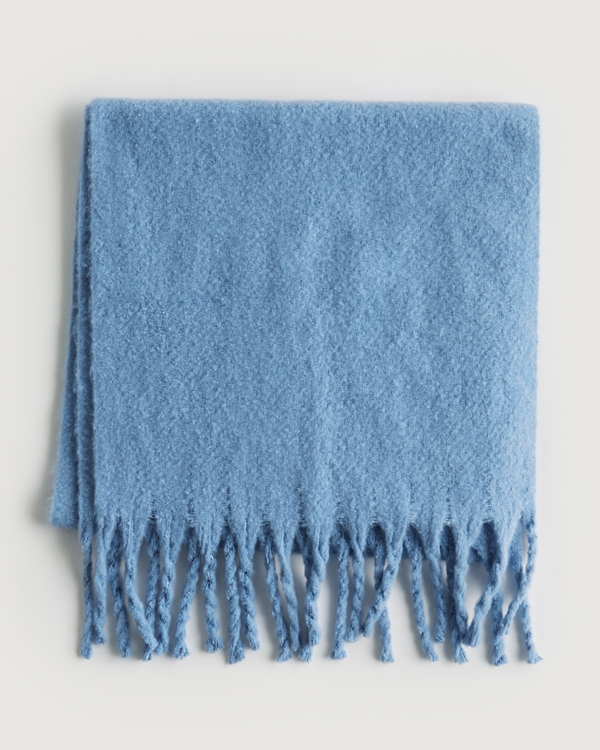 Cozy Scarf, Light Blue view 2
