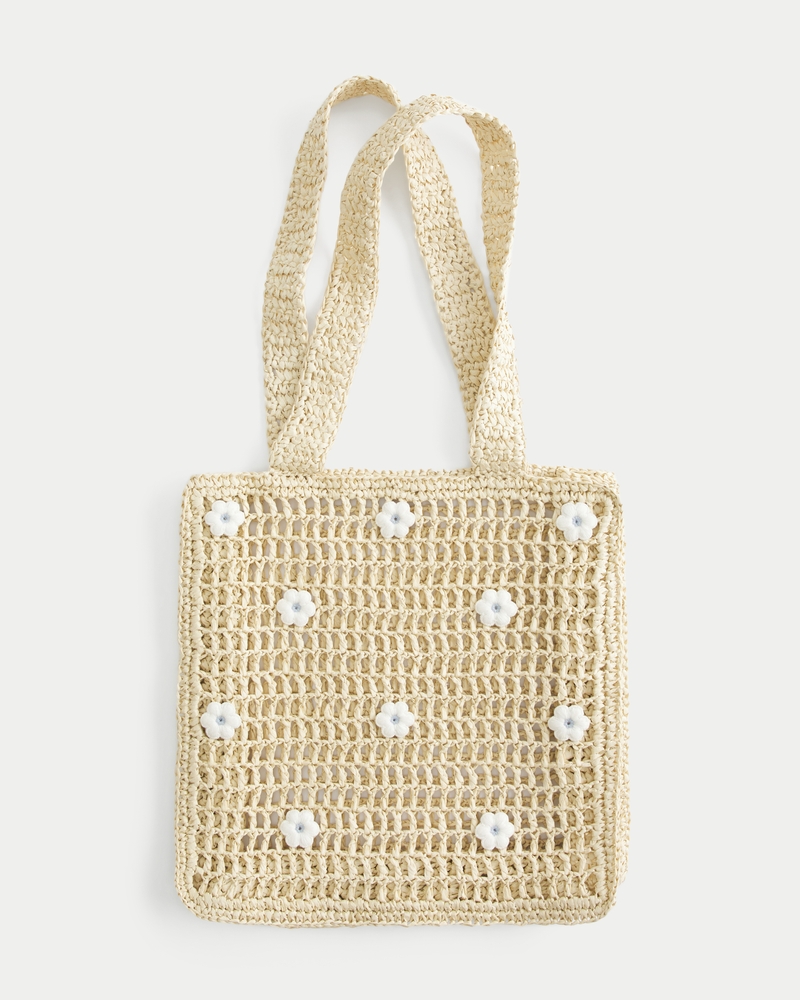 Crochet-Style Beach Bag