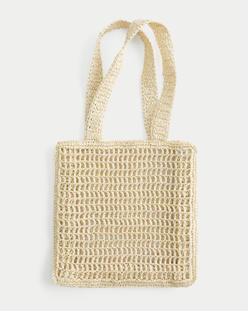 Crochet-Style Beach Bag