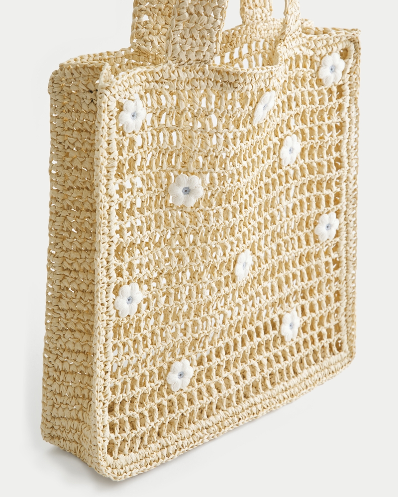 Crochet-Style Beach Bag