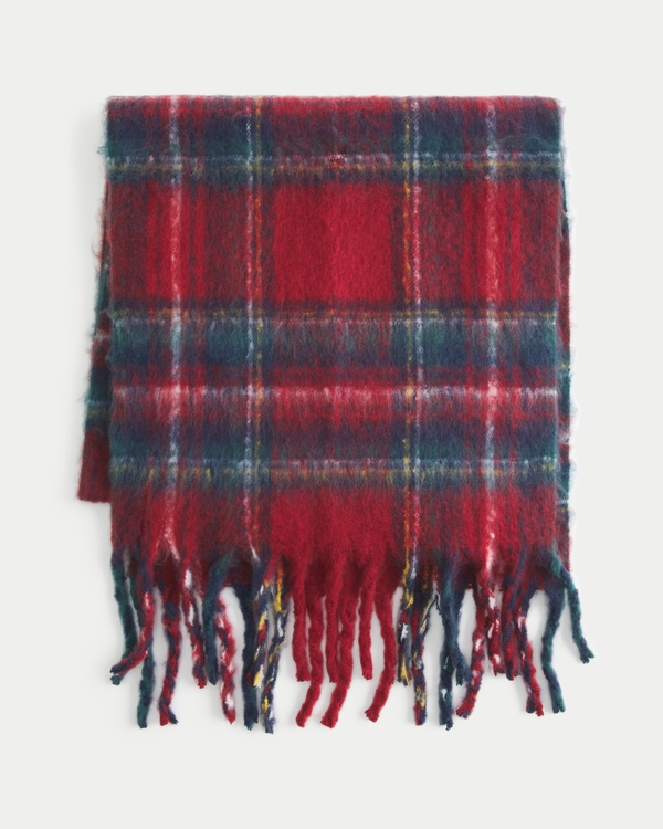 Holiday Vault Release Plaid Scarf, Red Plaid view 2