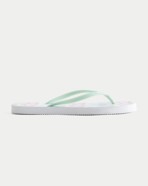Flip Flops, Light Pink Print view 2