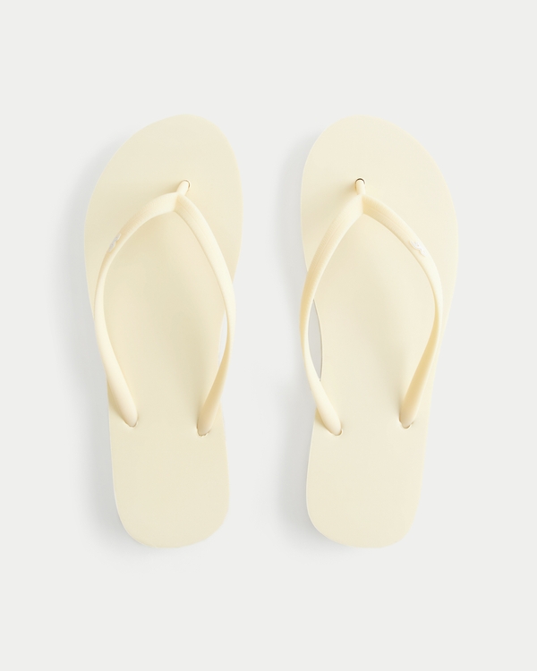 Flip Flops, Ivory view 1
