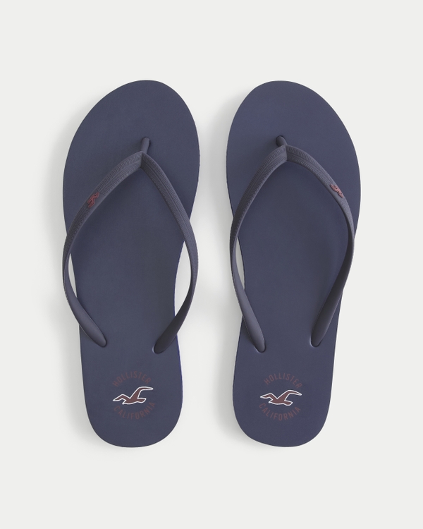 Flip Flops, Navy Blue view 1