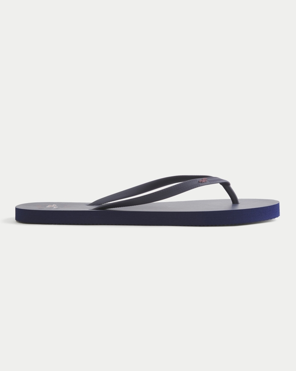 Flip Flops, Navy Blue view 2