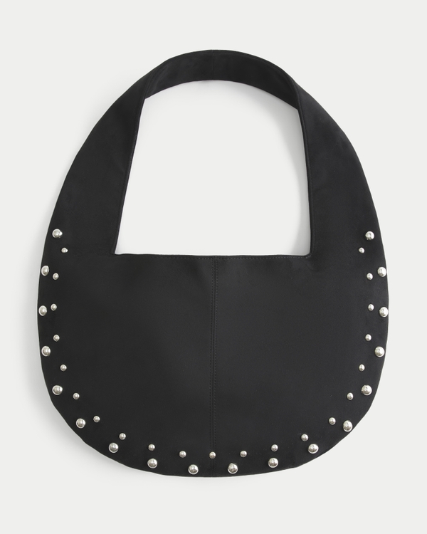 Boho Studded Purse, Black view 1