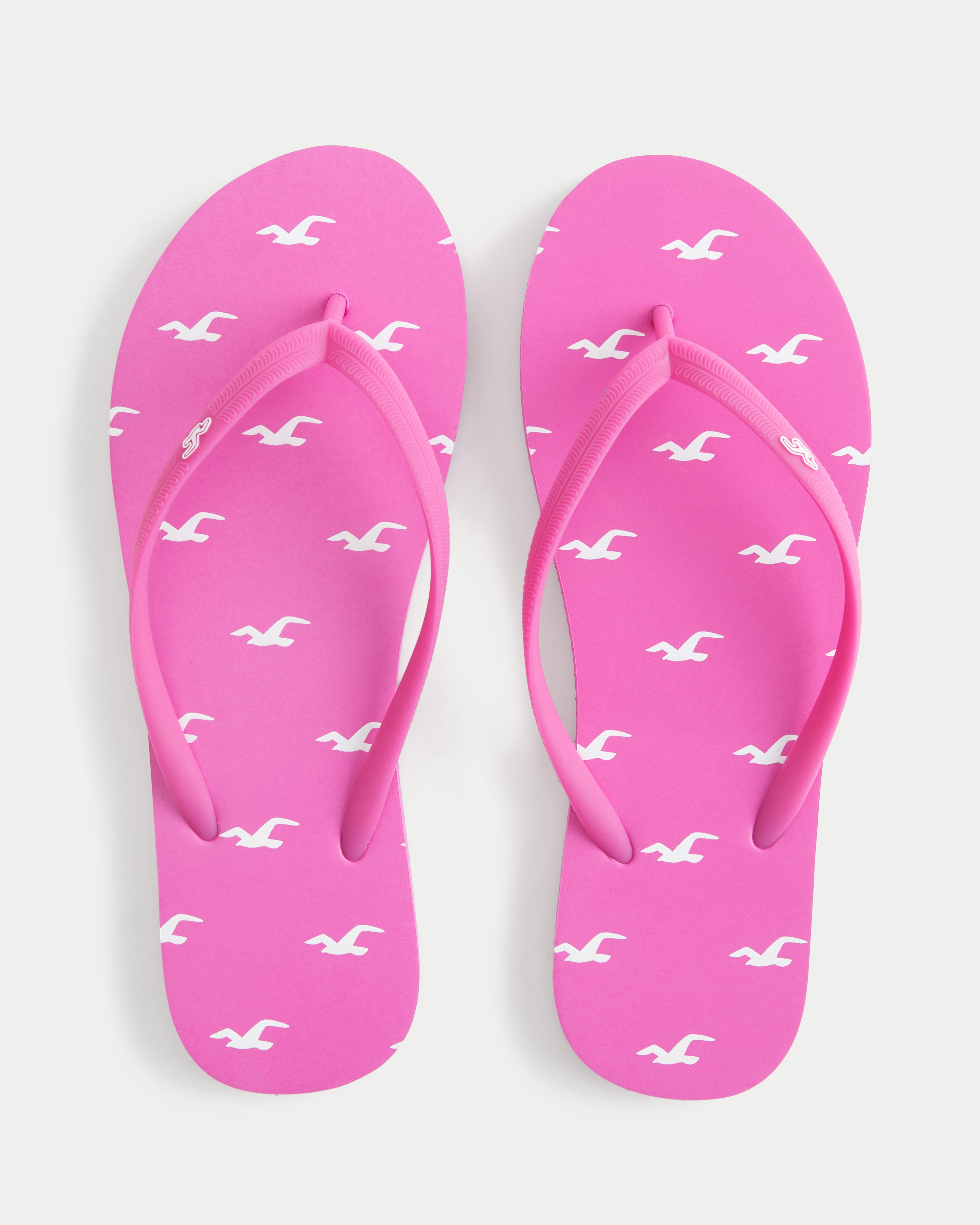 Icon Pattern Rubber Flip Flops