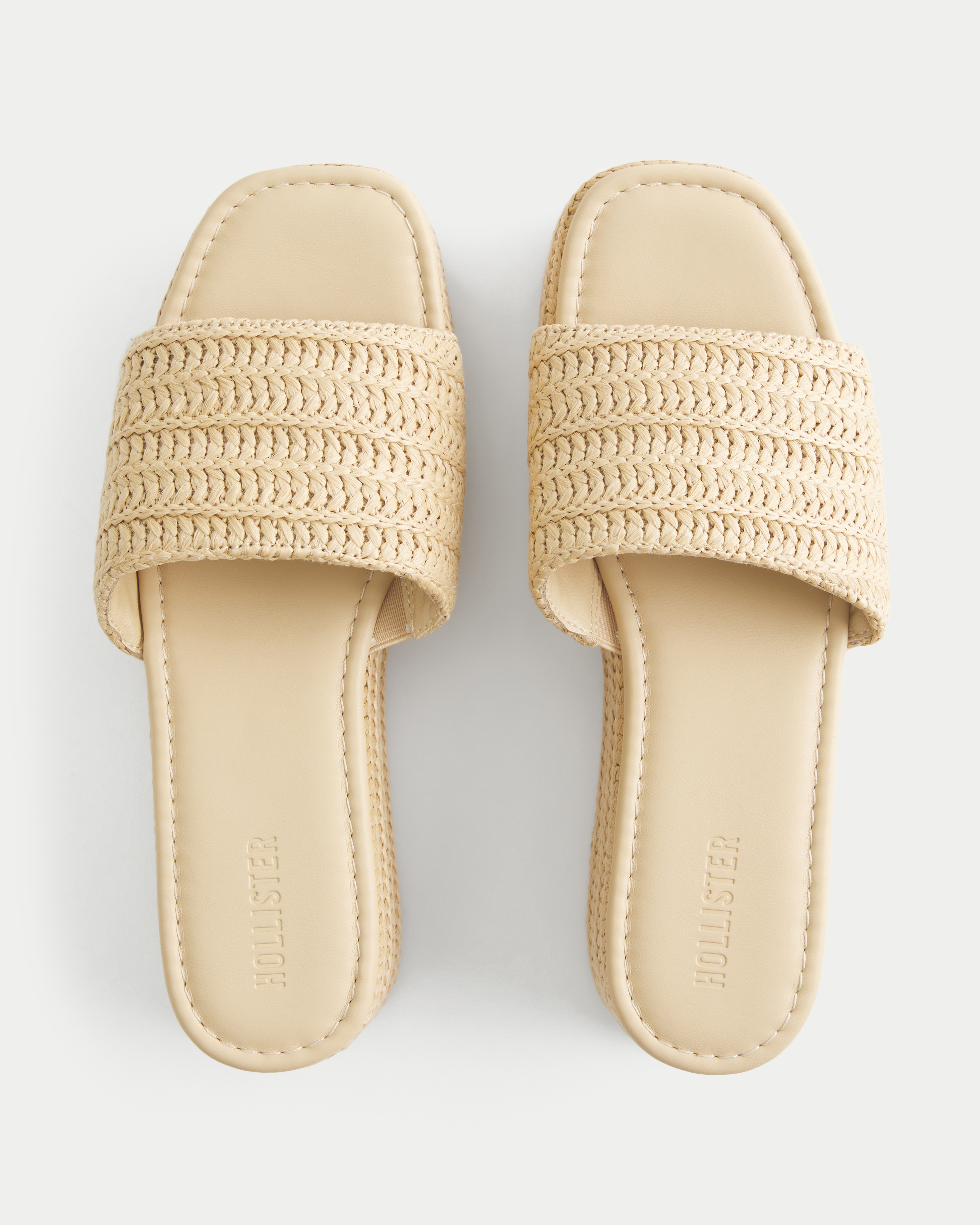Raffia Platform Sandals