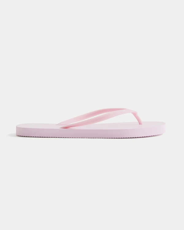 Hollister + Kappa Rubber Flip Flops, Light Pink view 2