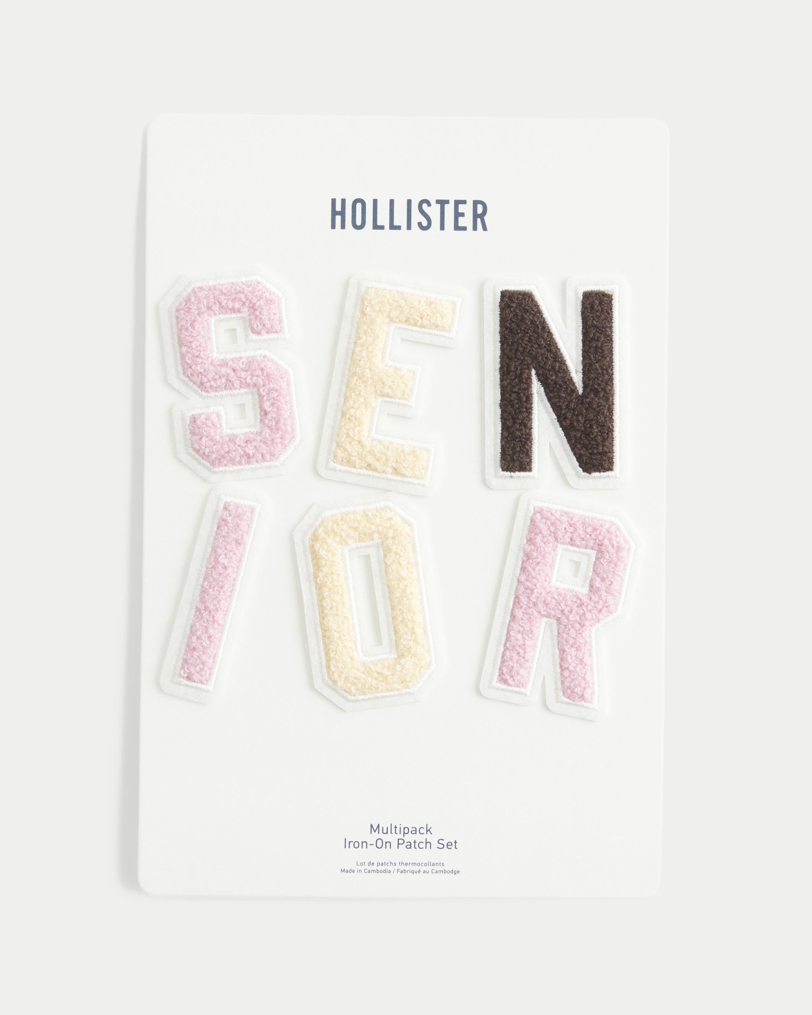 Hollister Senior Iron-on Patch Set