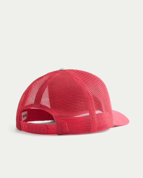 All American Heart Breaker Graphic Trucker Hat, Red view 2