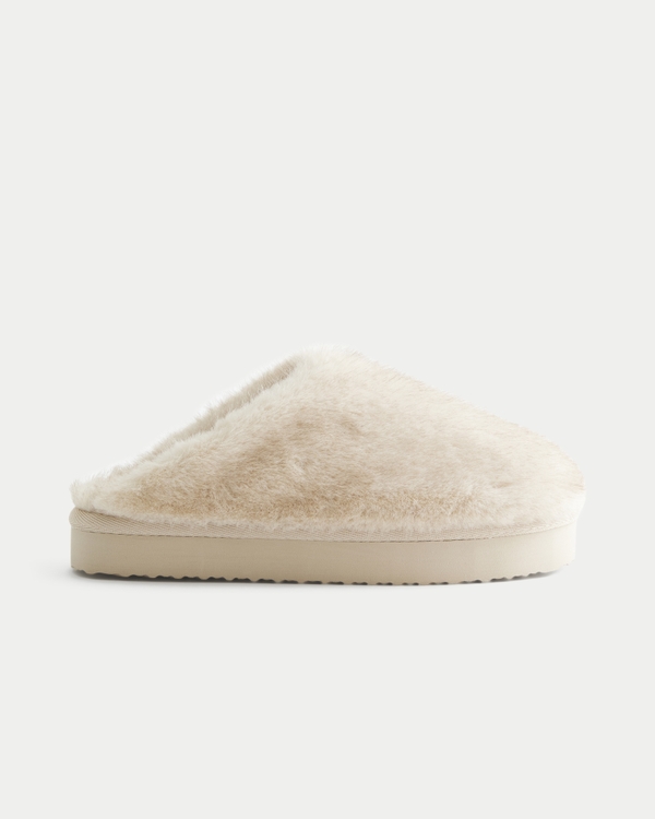 Faux Fur Slippers