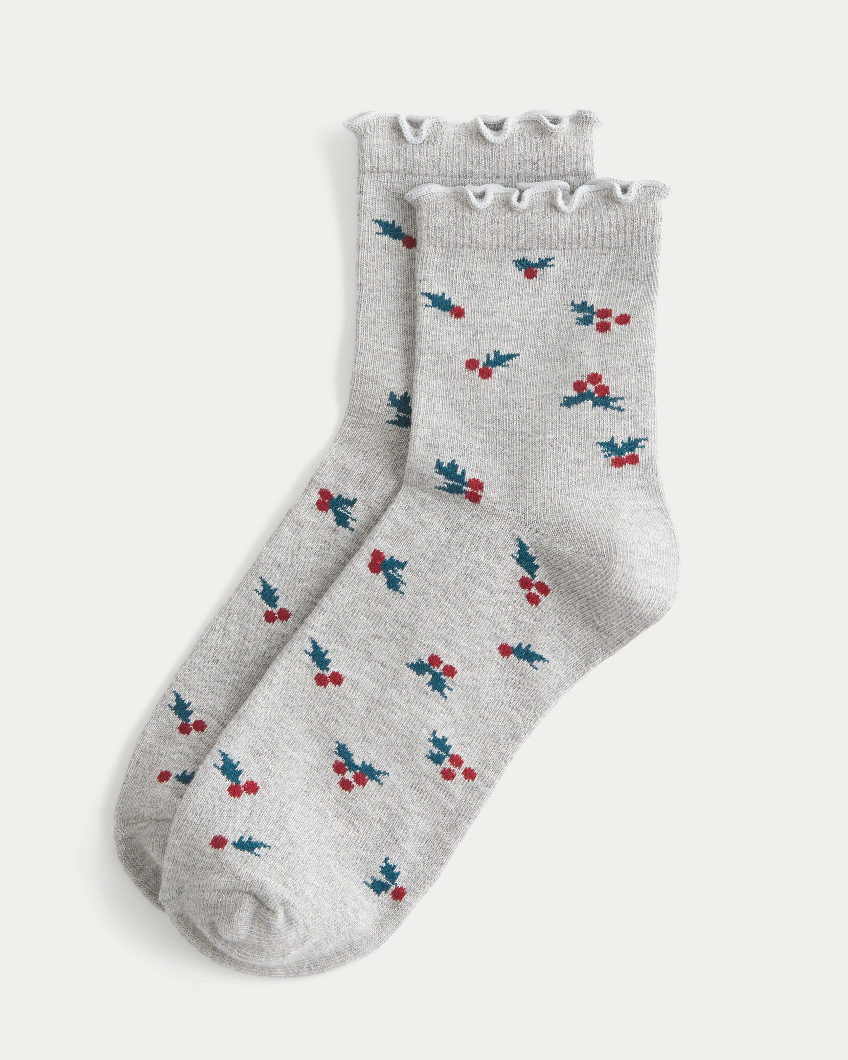 Mistletoe Graphic Socks