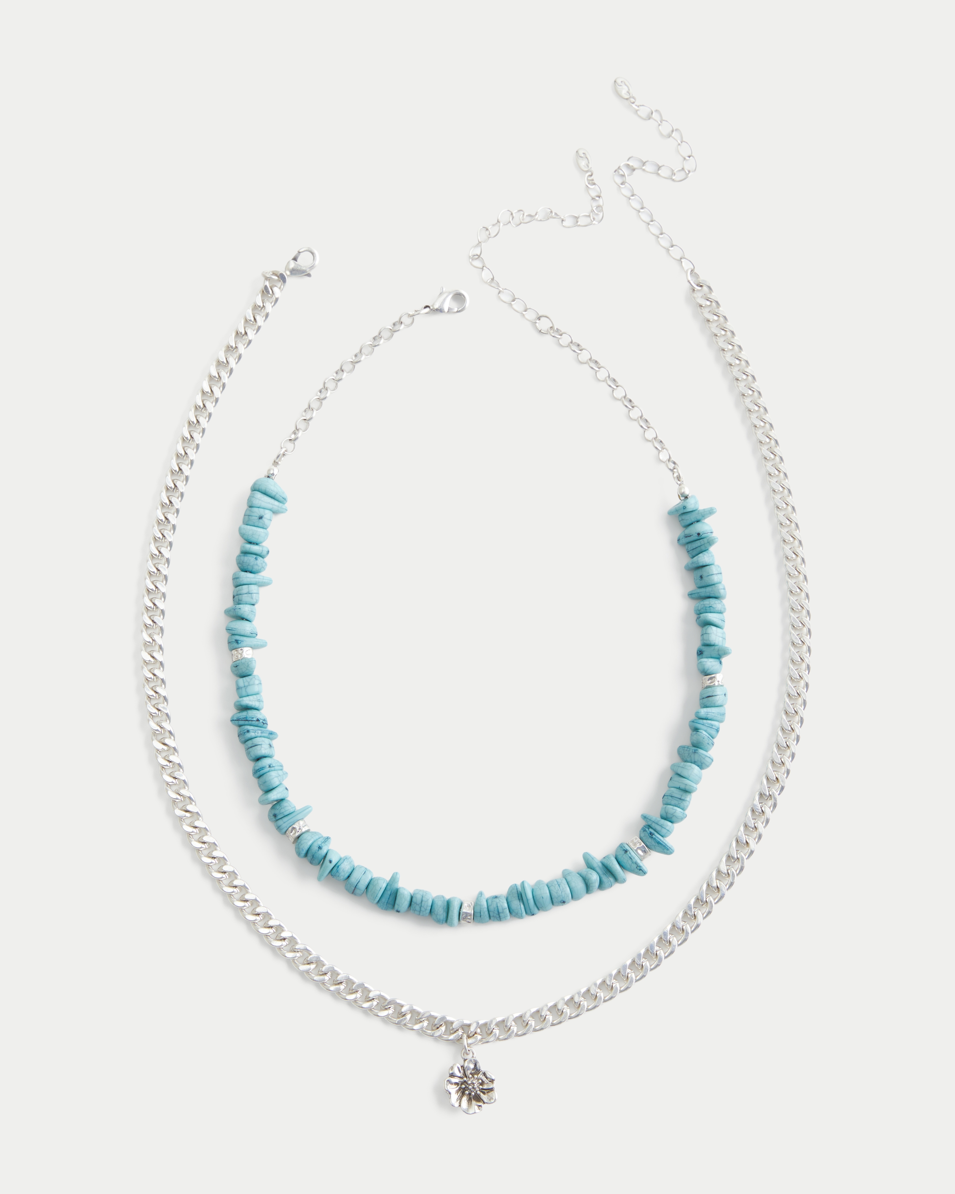 Turquoise Shell Necklace 2-Pack