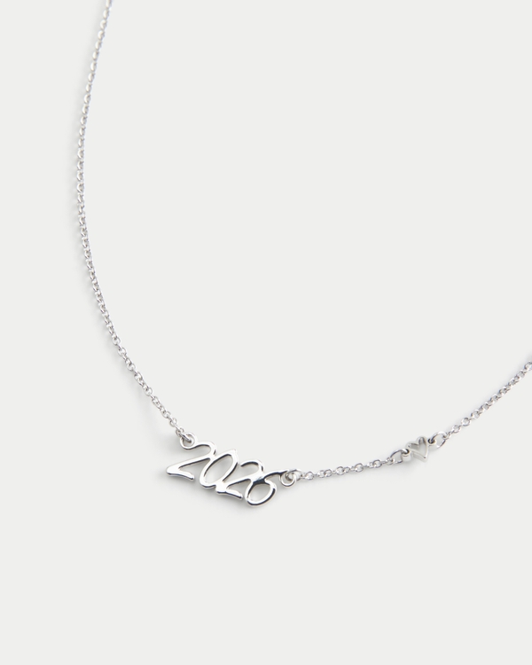 2026 Necklace, Silver view 1