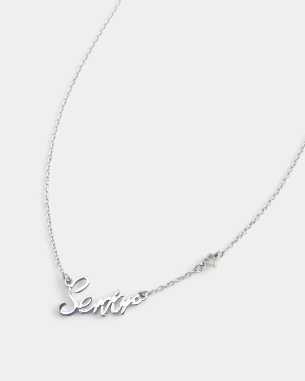 Senior Necklace, Silver view 2