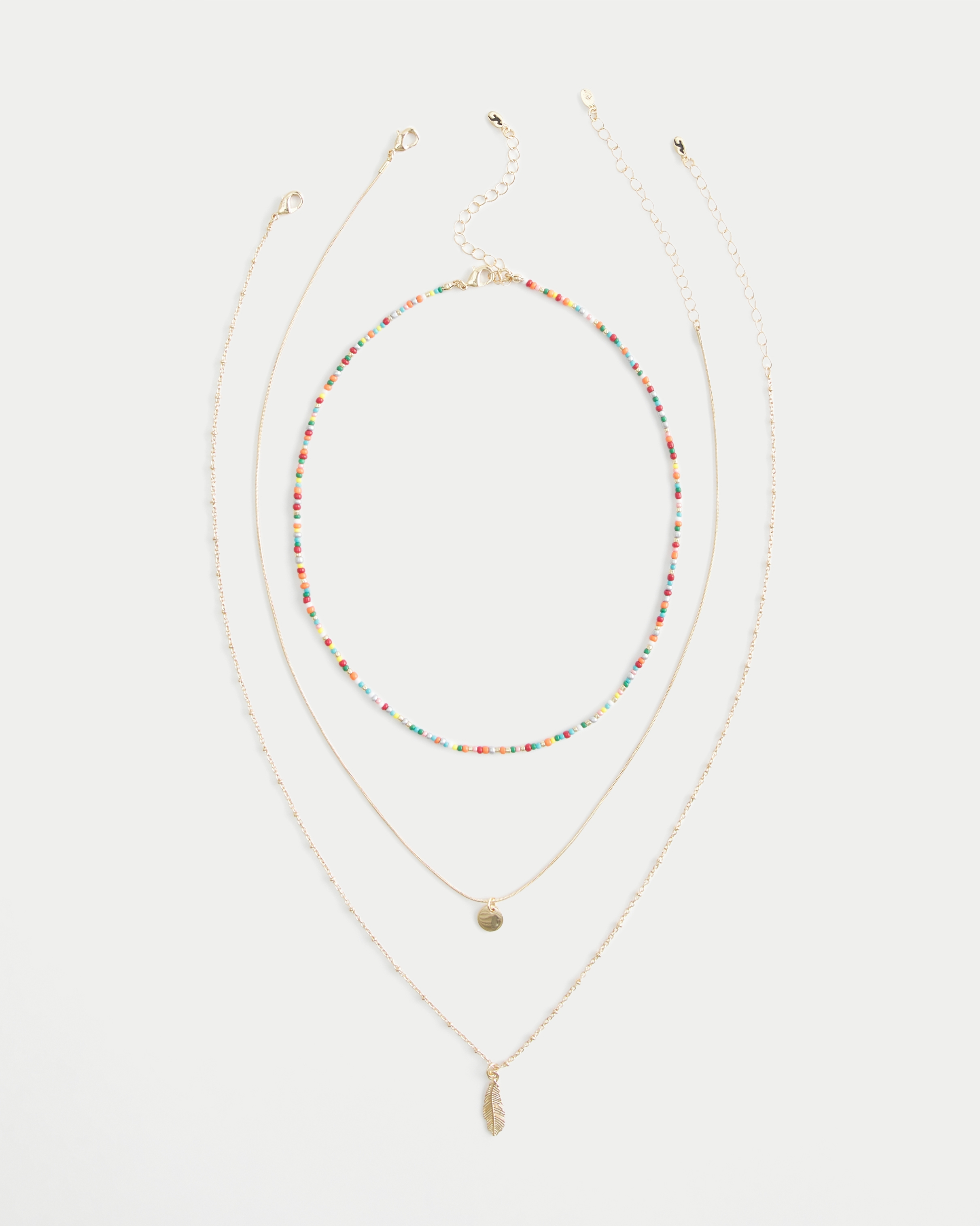 Feather Necklace 3-Pack