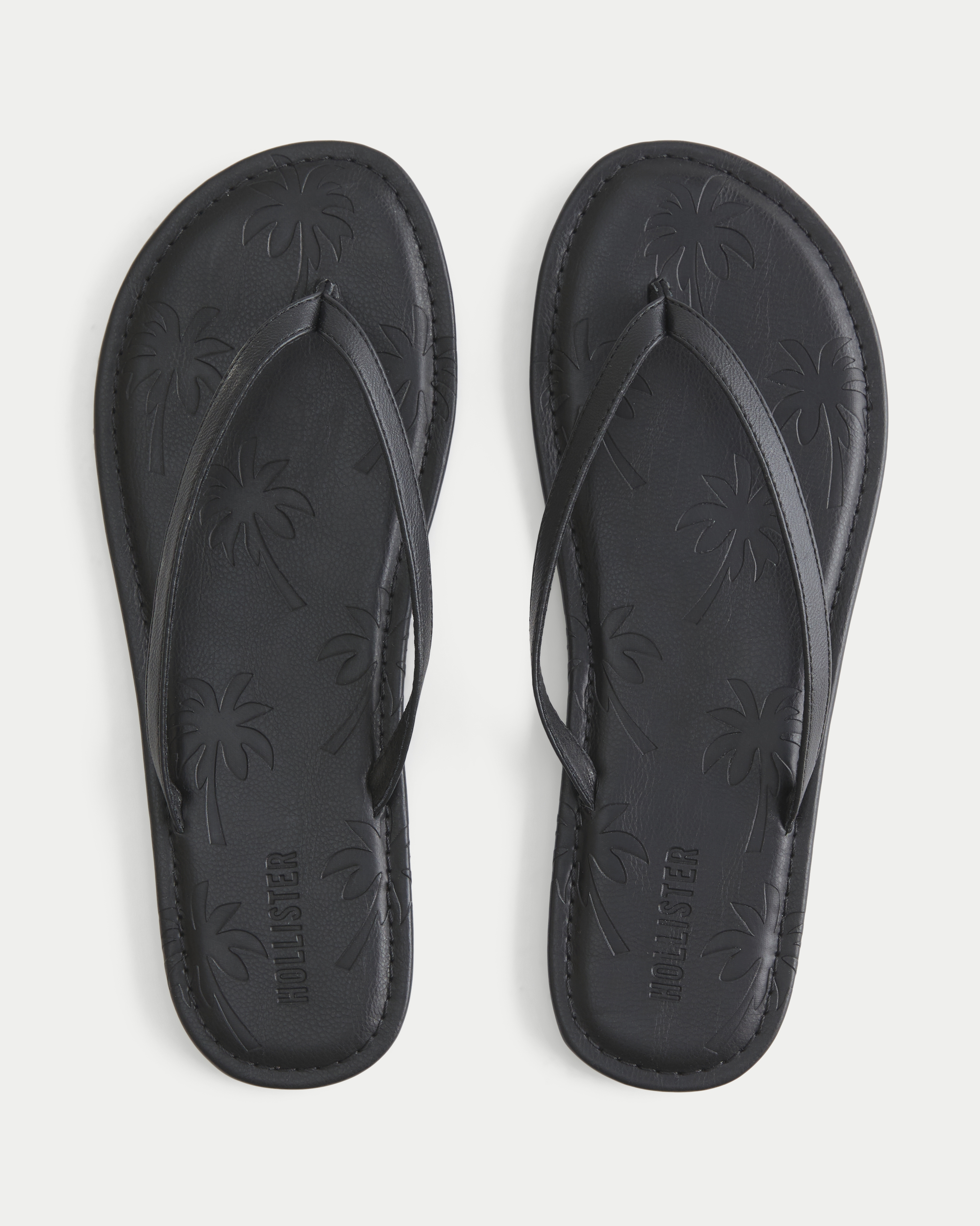 Palm Tree Pattern Flip Flops