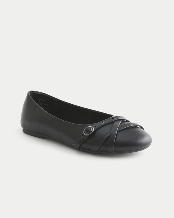 Women's Faux Leather Flats | Women's Shoes | HollisterCo.com