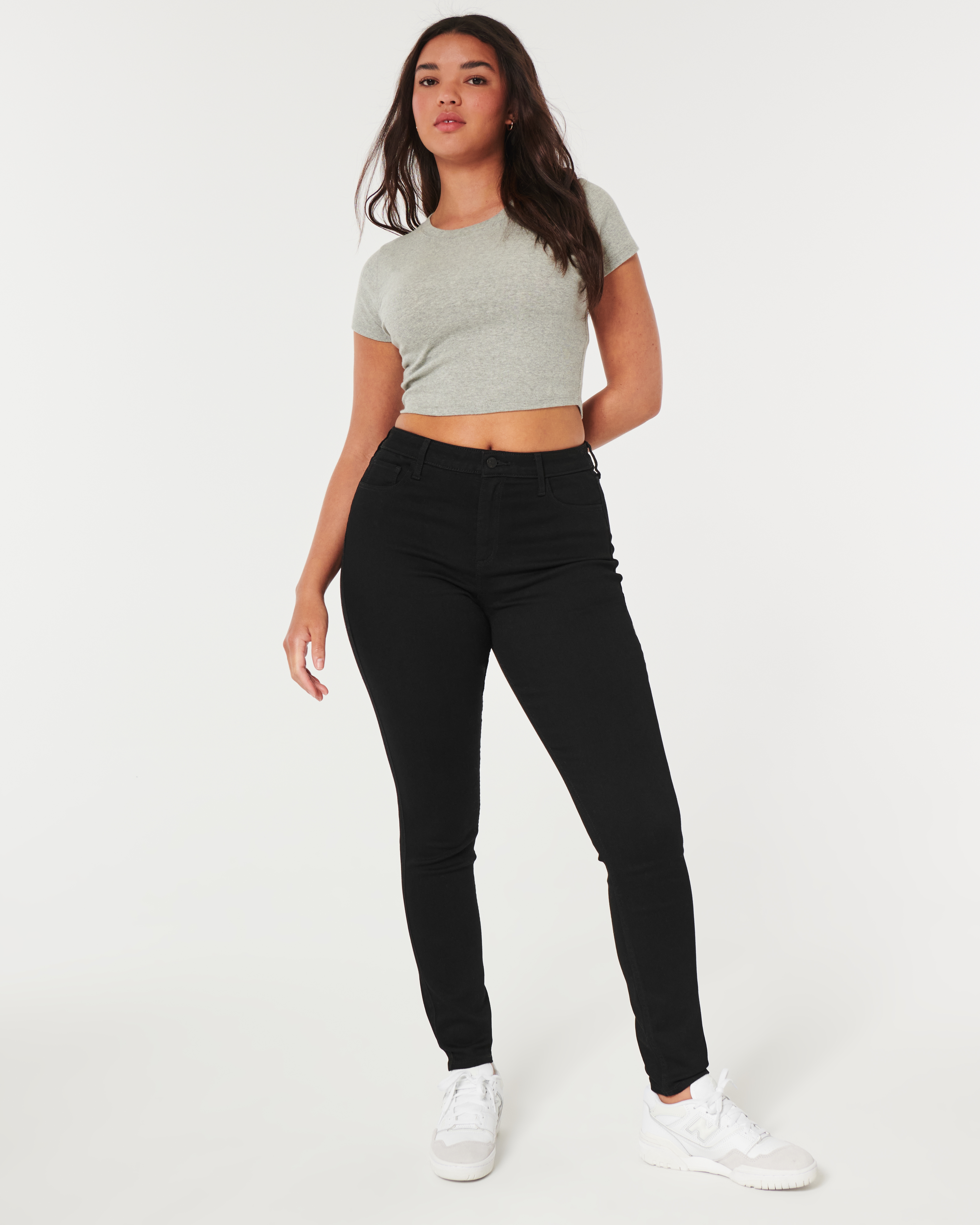 Hollister store jeans curvy