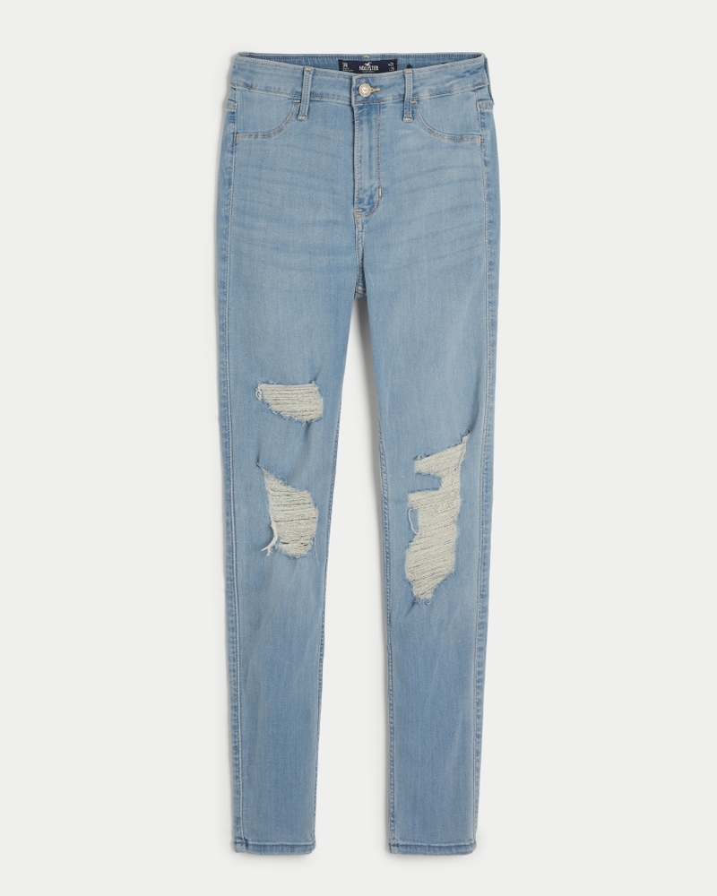 HUE, Jeans, Womens Midrise Acid Wash Denim Jeggingsize Small 46