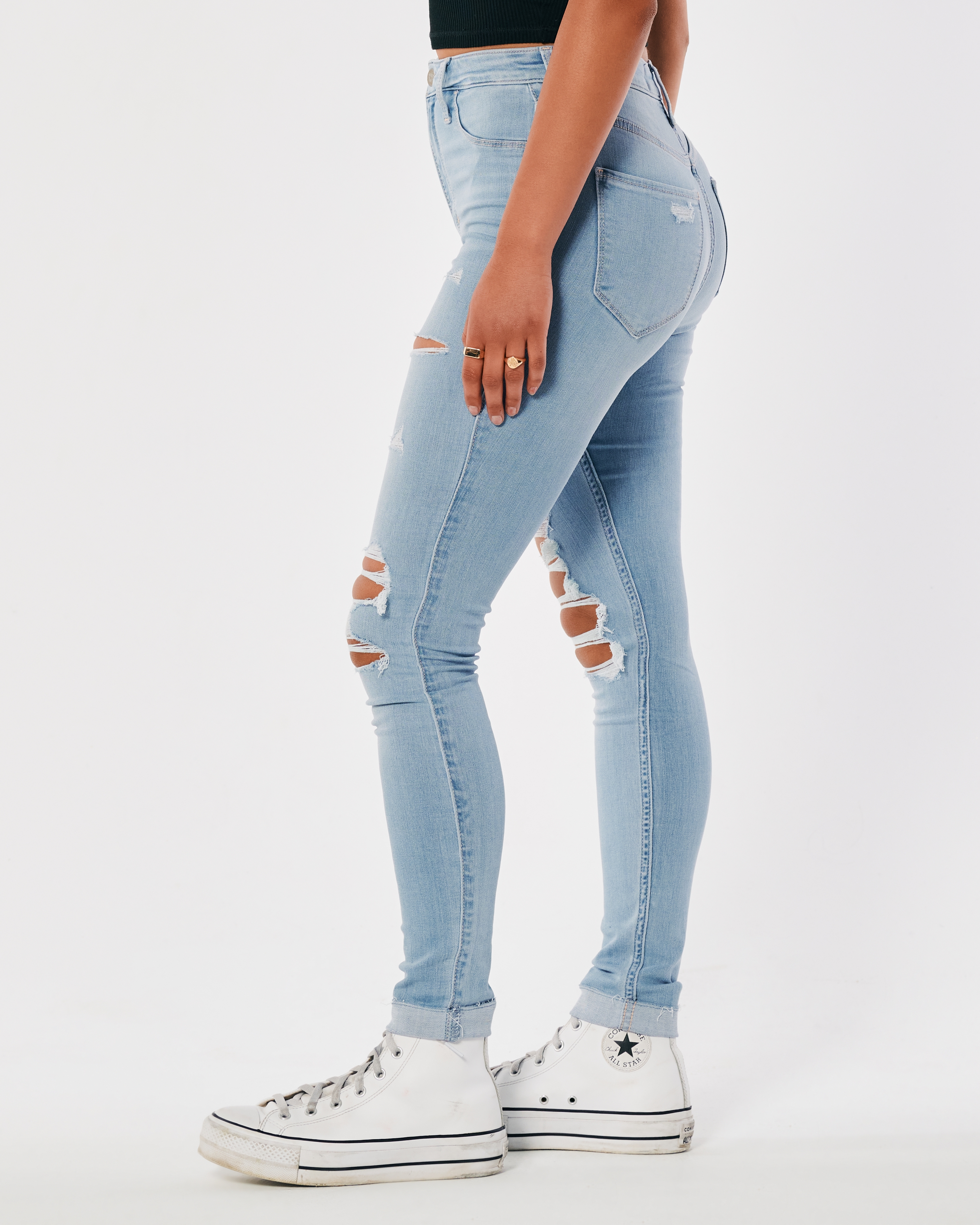 Hollister jean outlet legging high rise