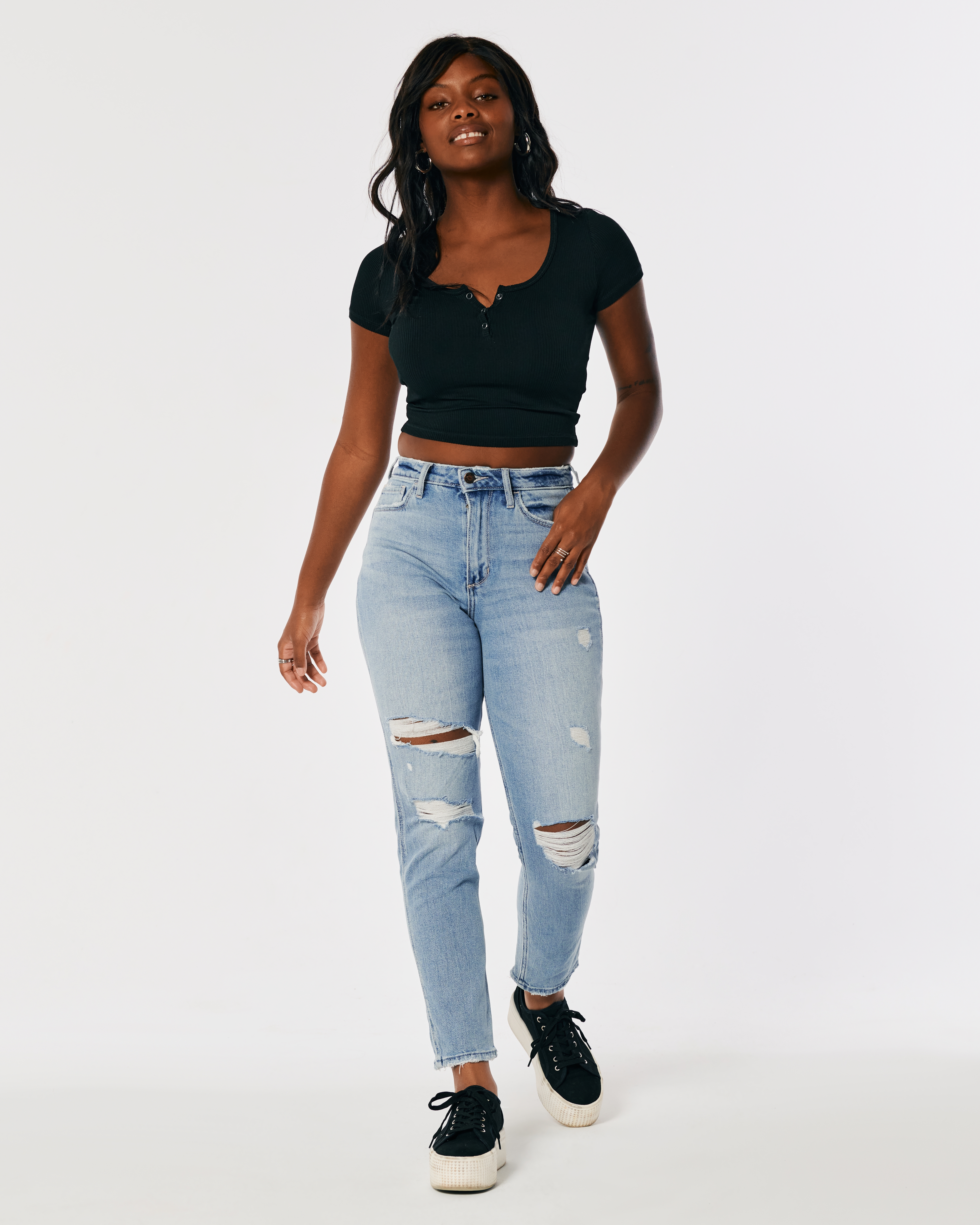 Tabla de tallas jeans best sale hollister mujer