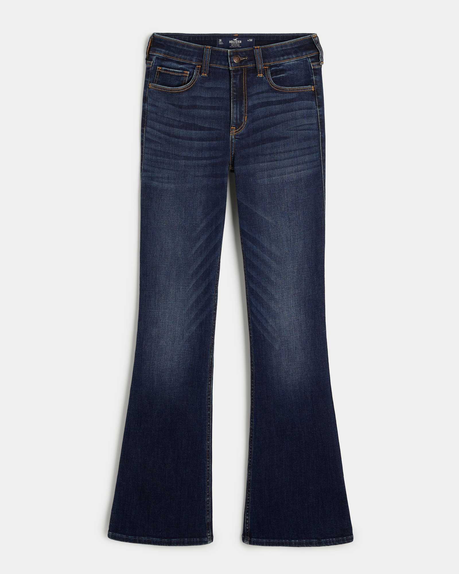 Hollister straight leg dark wash jeans​