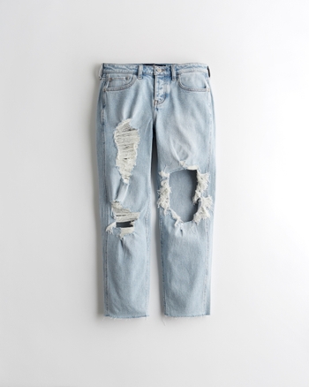 Hollister low rise boyfriend jeans online