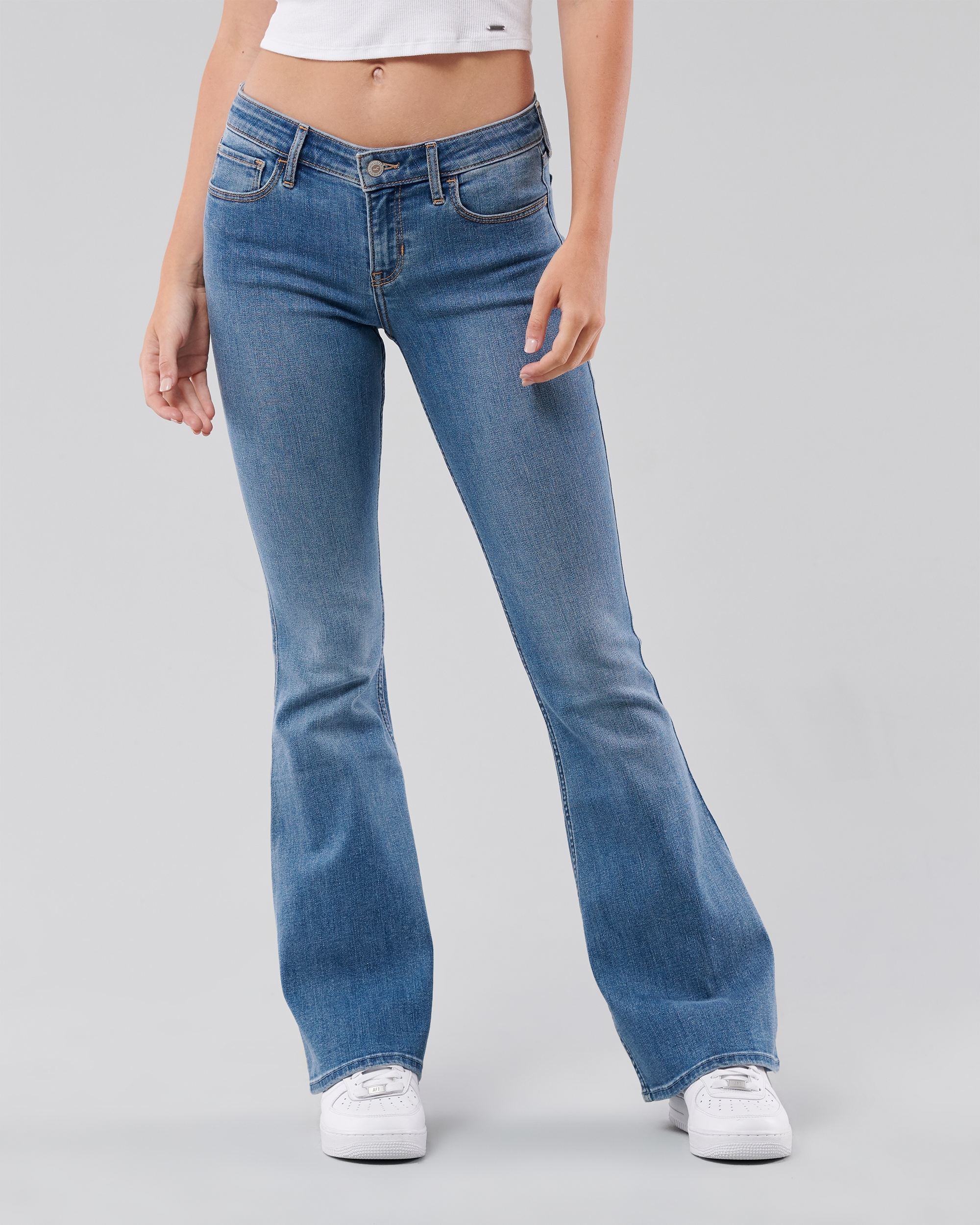 flare jeans low rise