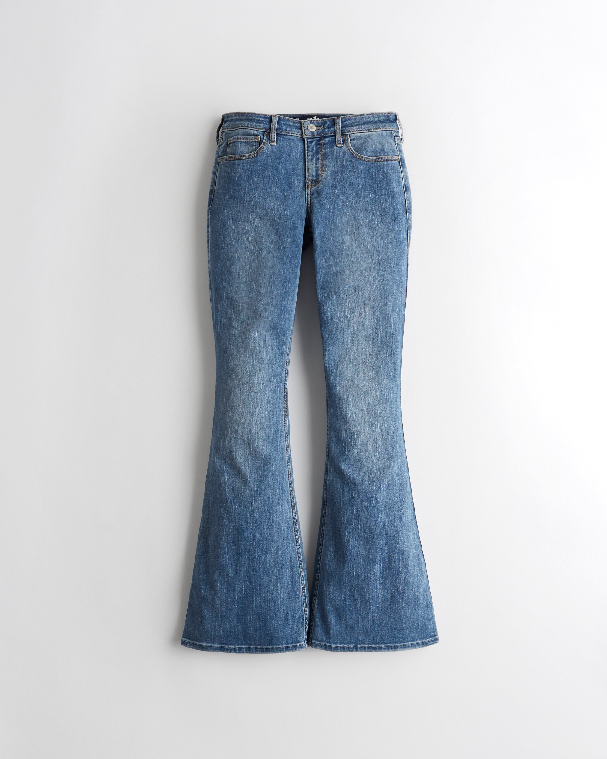 hollister low rise flare jeans