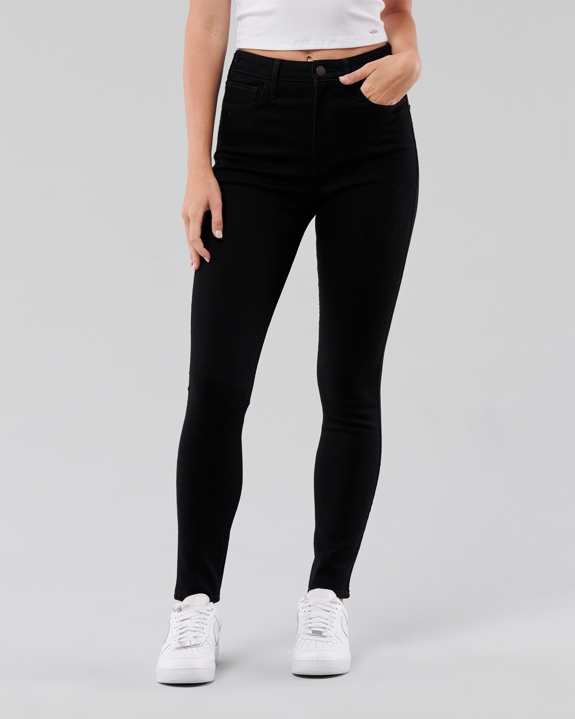 Hollister high rise super skinny clearance jeans