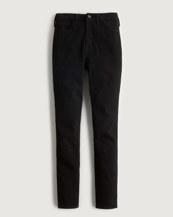 Women s Ultra High Rise Black Super Skinny Jeans Women s