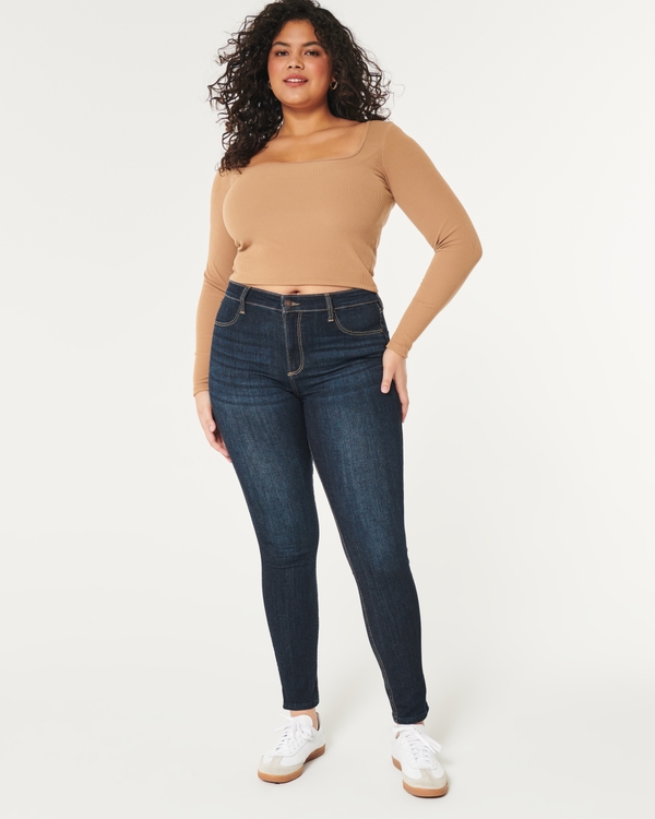 Hollister on sale curvy jeans