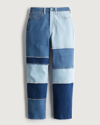 Hollister California Women's Ultra High-Rise Vintage Ankle Straight Jeans  How-1 (7 Regular, 6487-276) at  Women's Jeans store