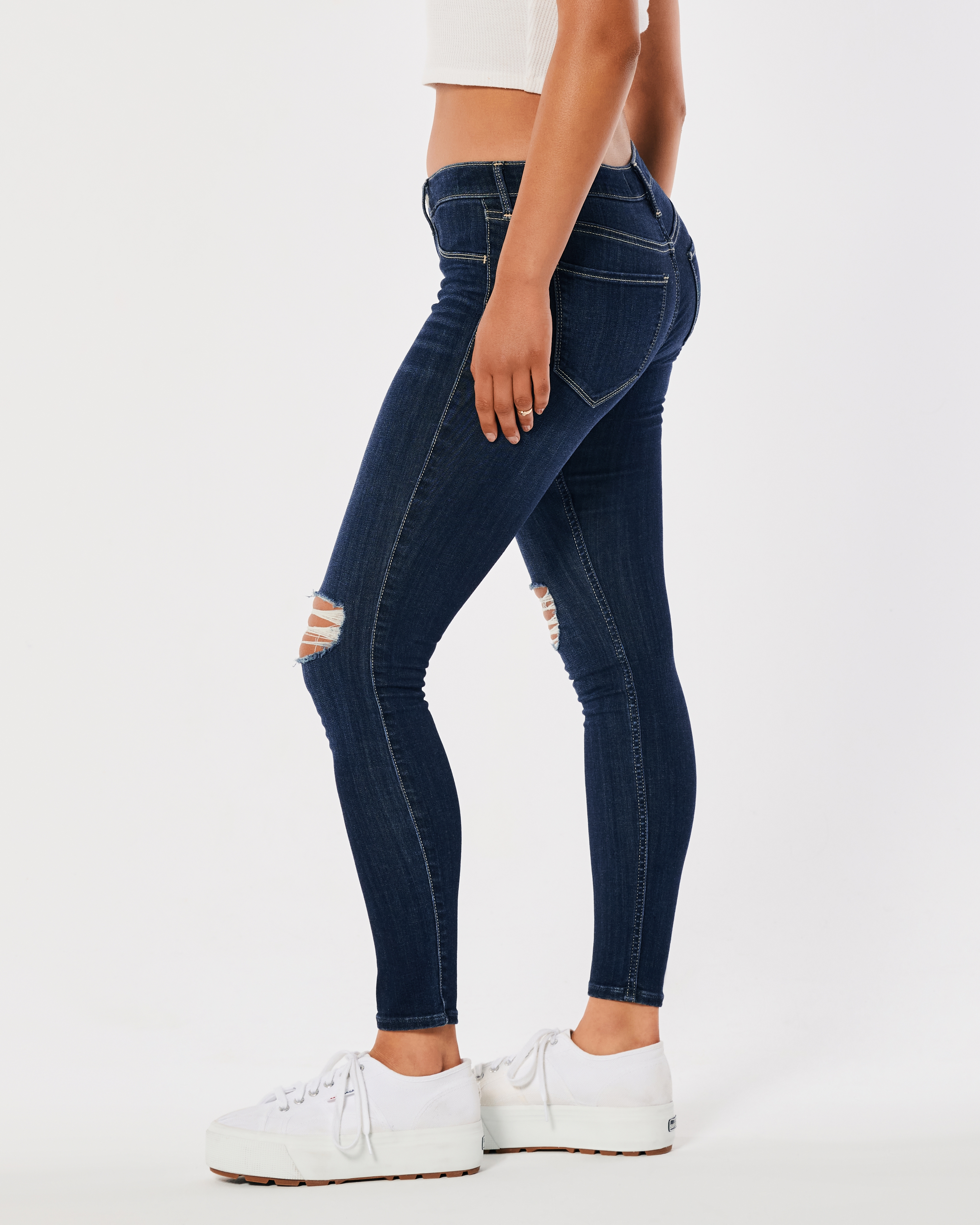 Low rise store jean leggings hollister