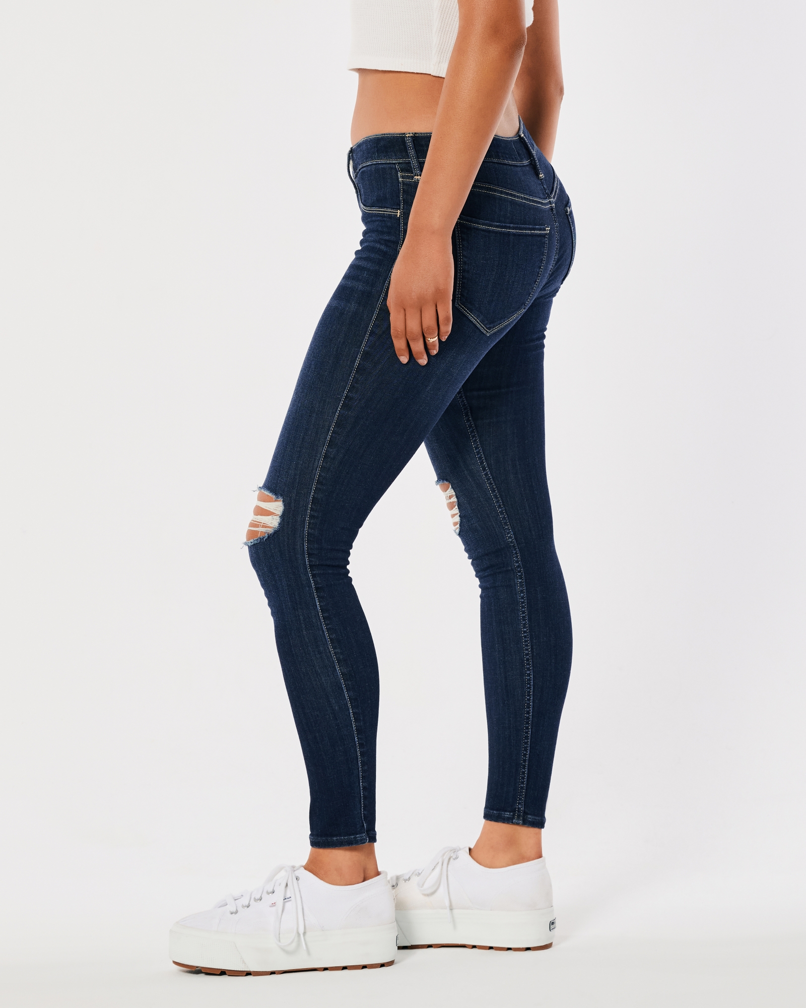Hollister Women’s High Rise Skinny Jean Leggings Size 1 Long