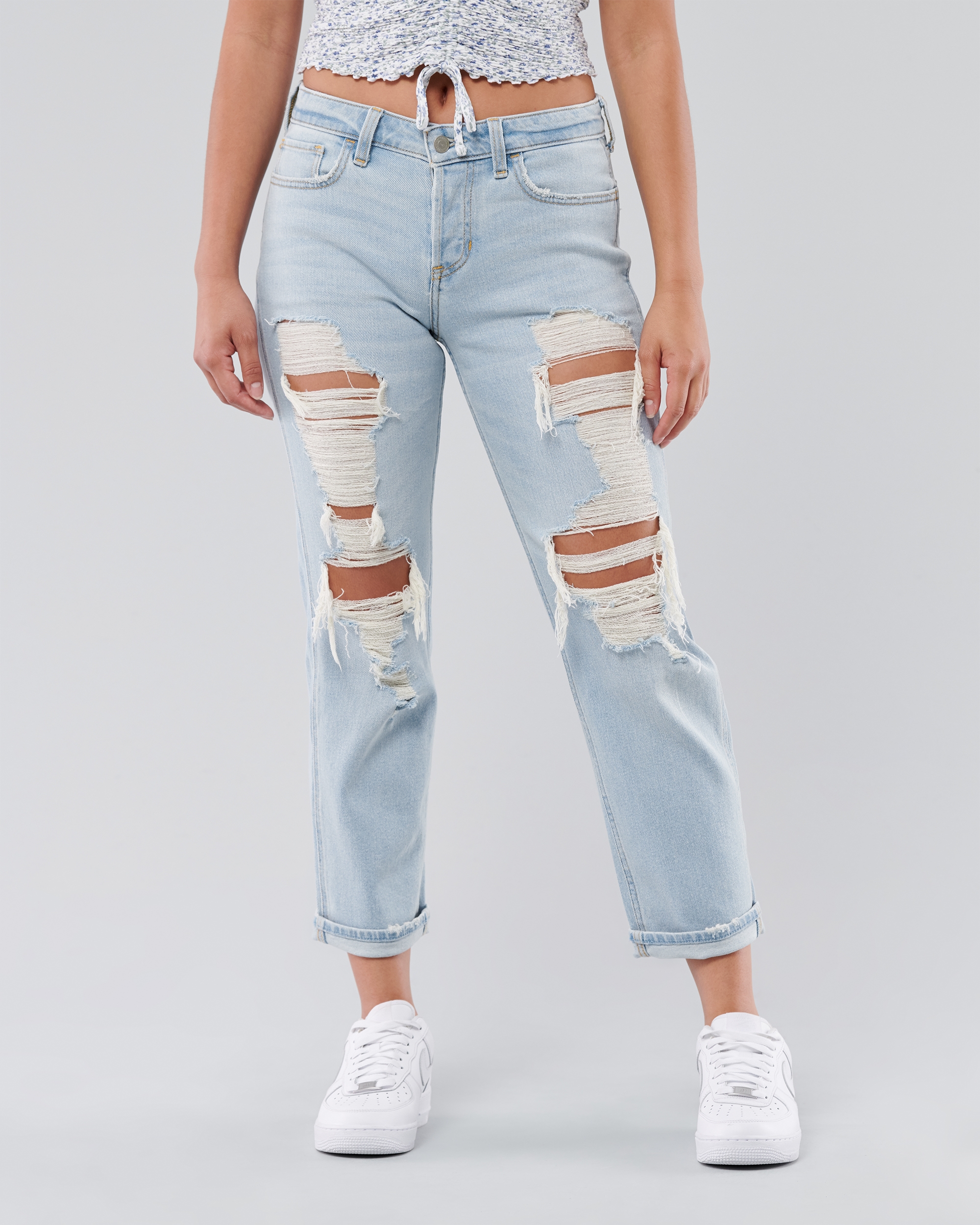 hollister striped jeans