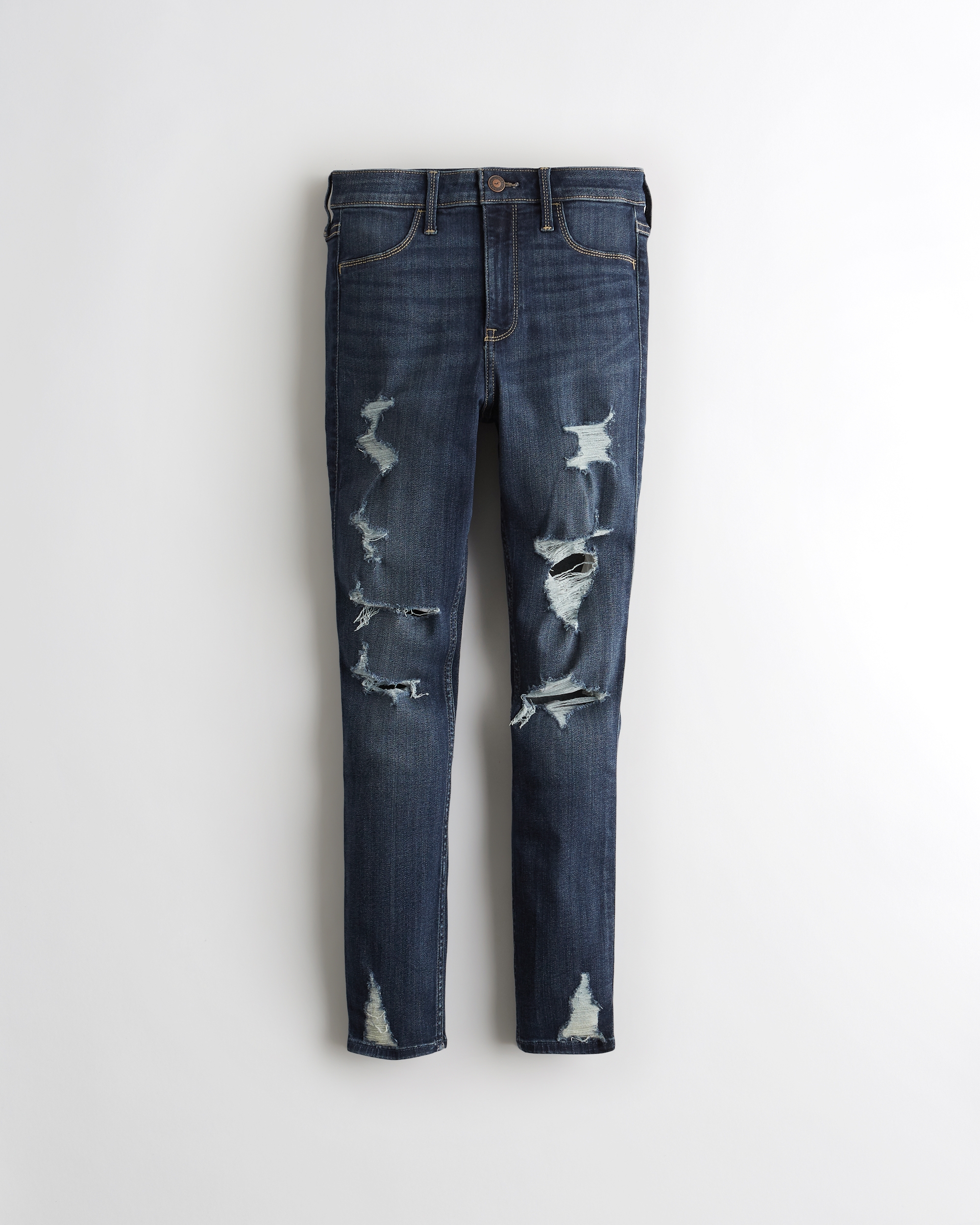 cropped jean leggings