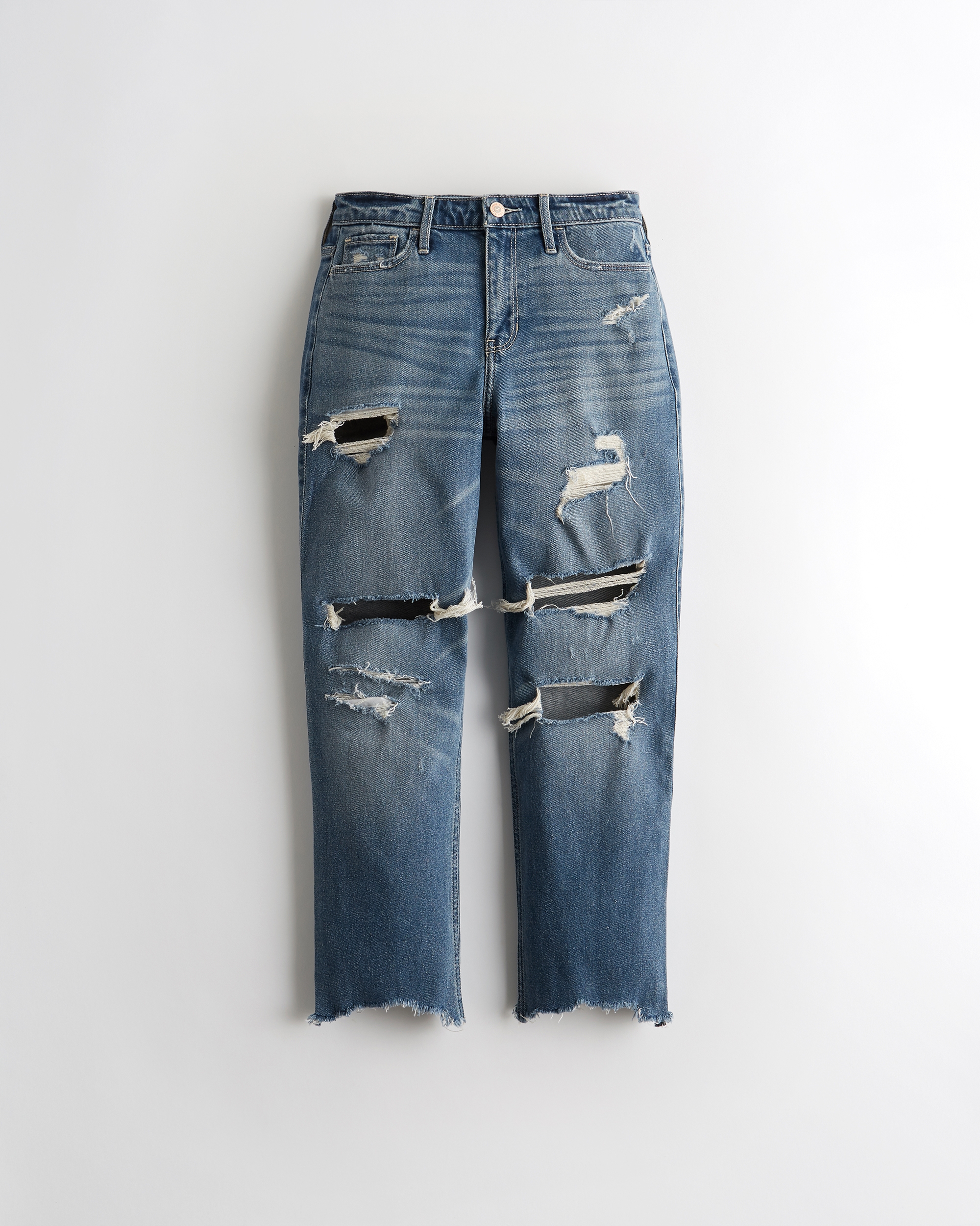 hollister high rise super skinny crop