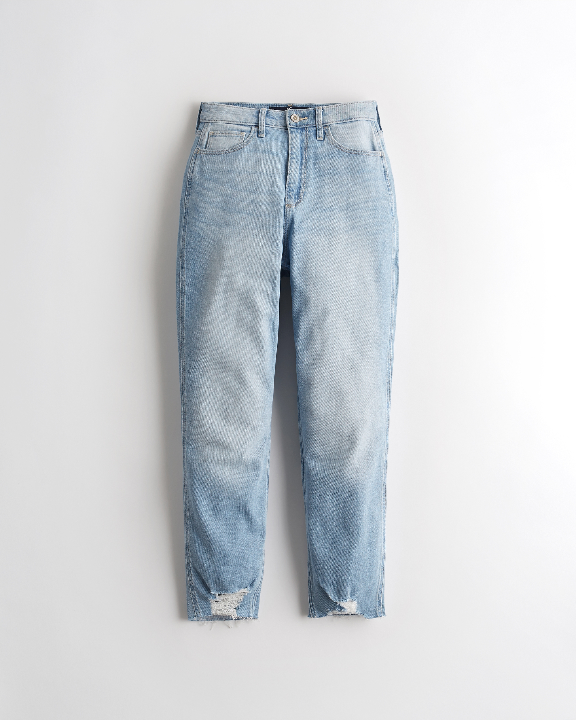 hollister ultra high rise mom jean