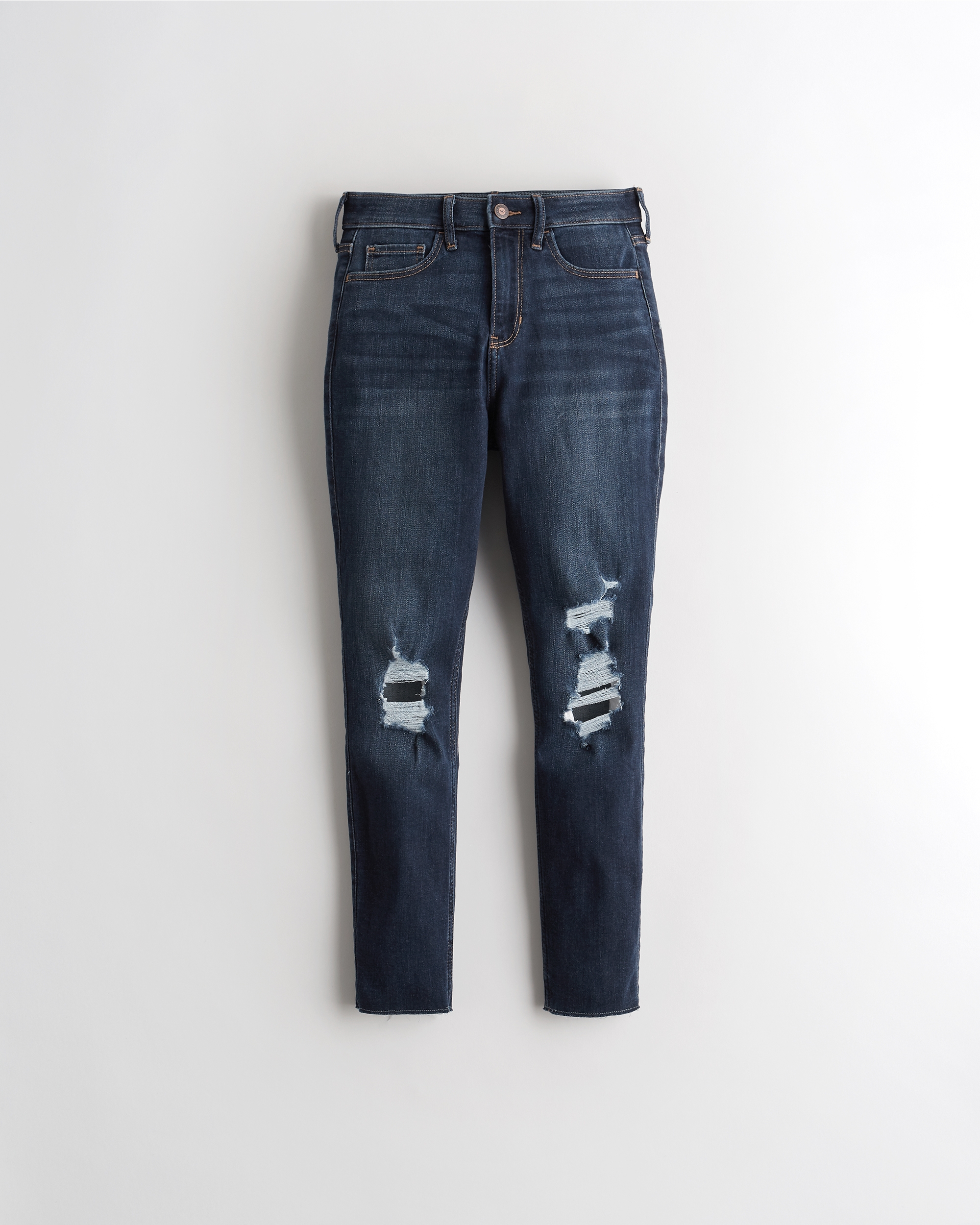 high rise crop super skinny jeans hollister