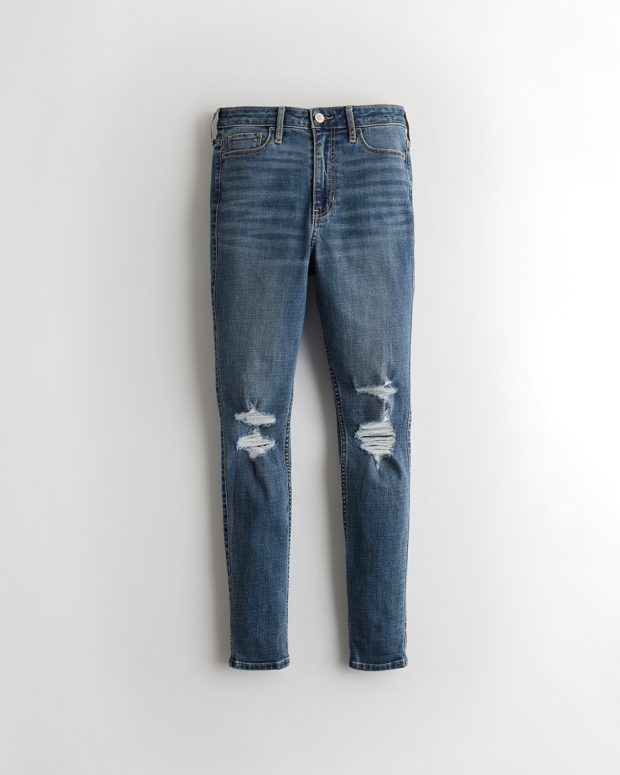 high rise crop super skinny jeans hollister