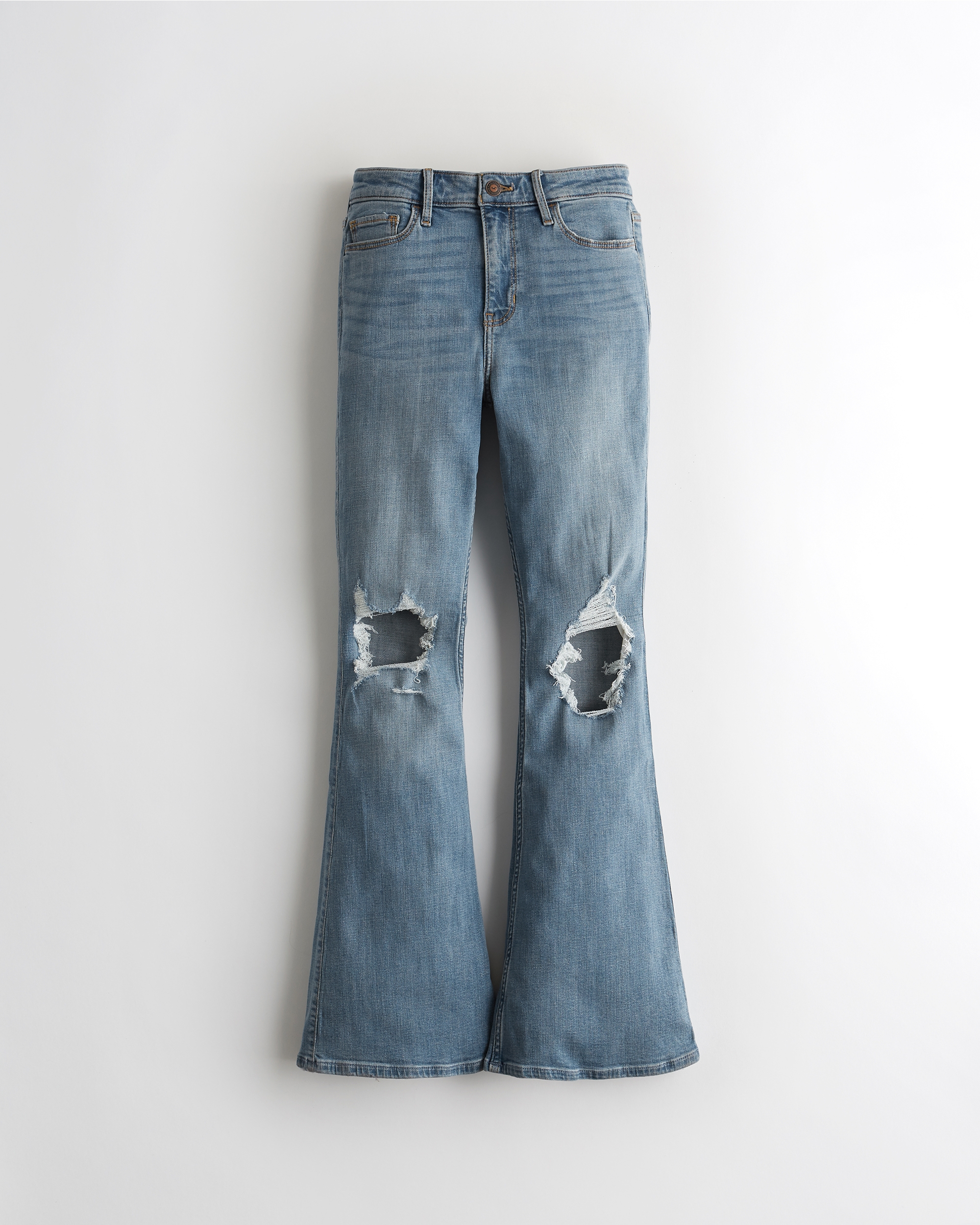 hollister high waisted flare jeans