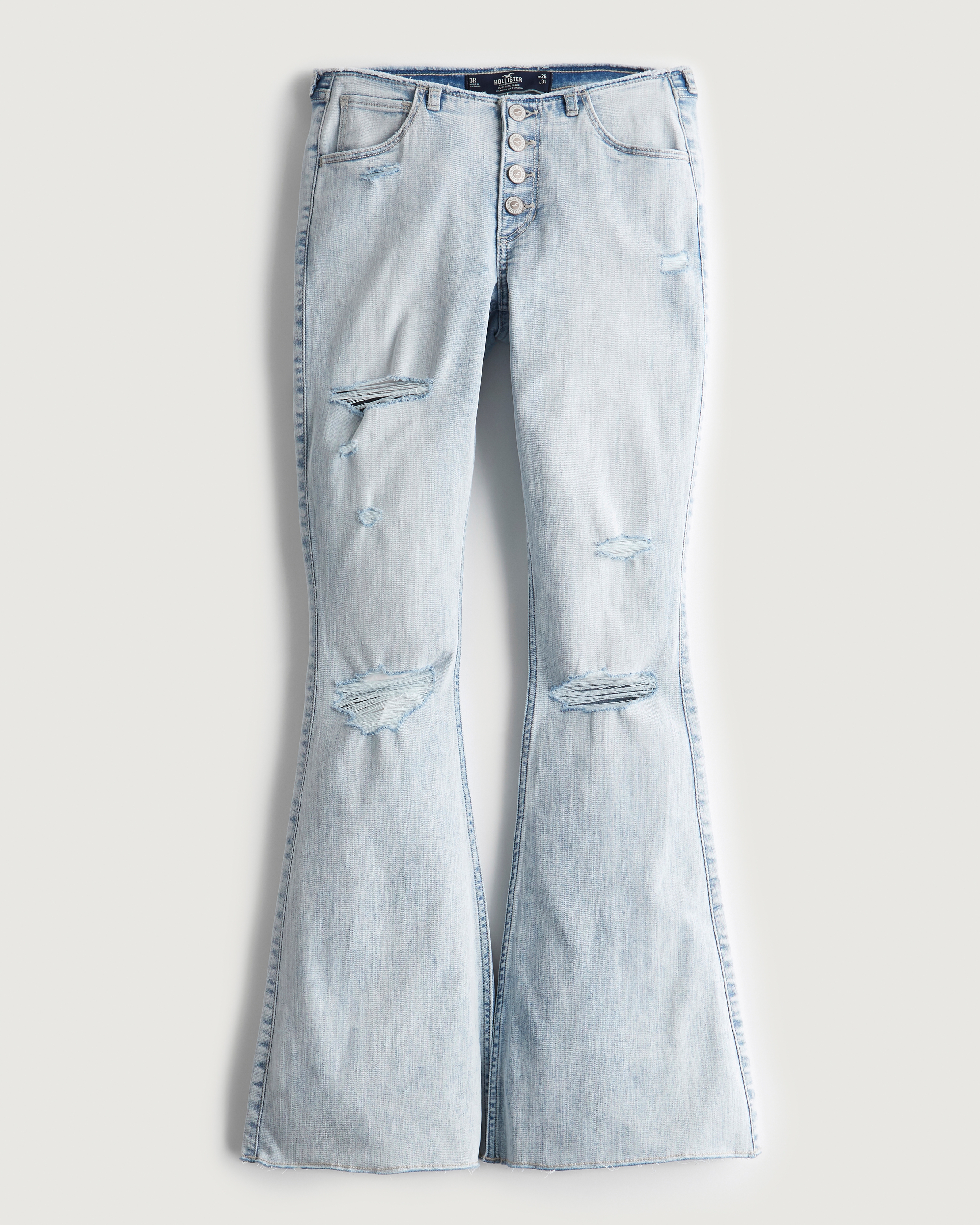 flare jeans hollister