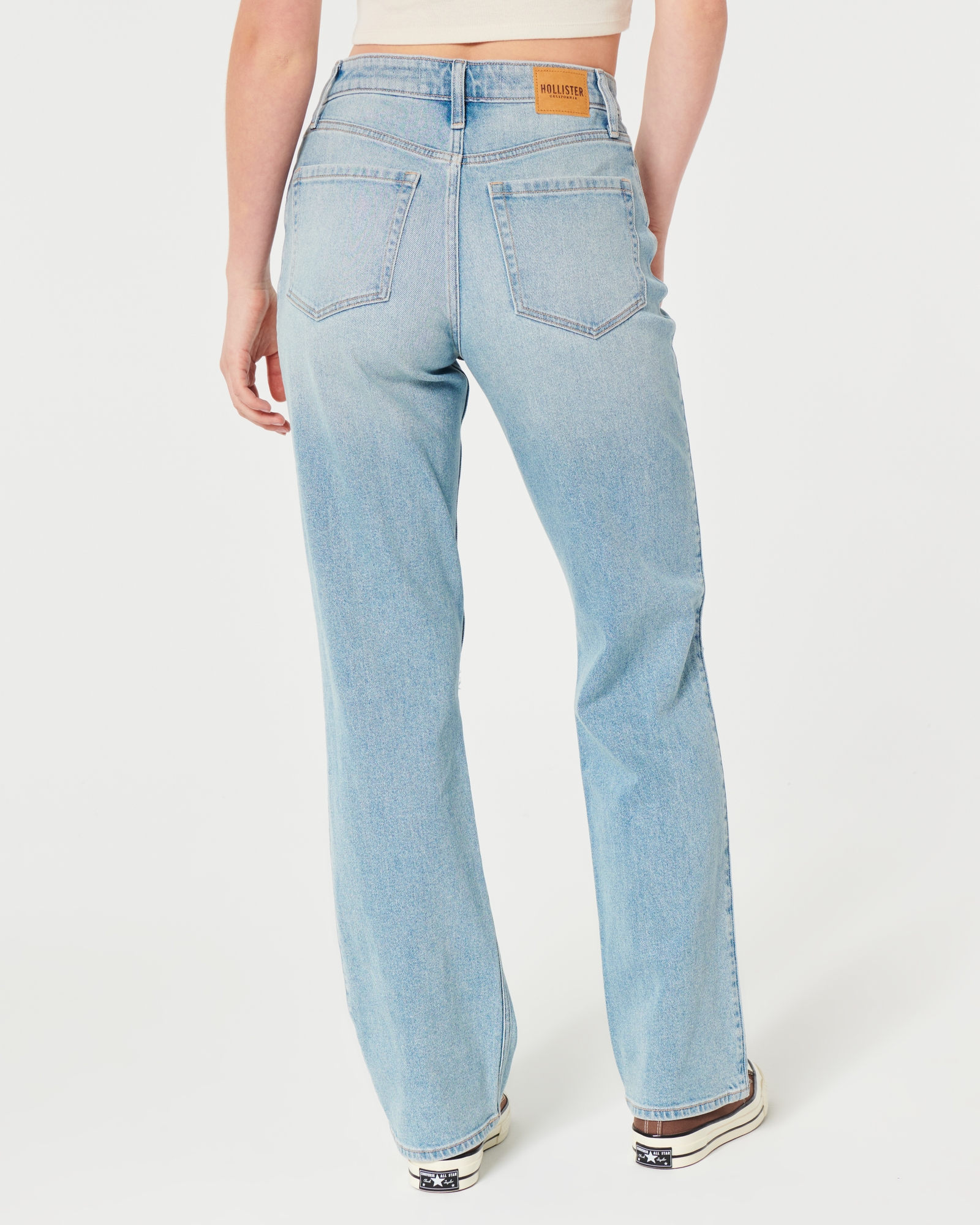 Hollister Low-Rise Jeggings Size 0 Light Wash Denim Jeans