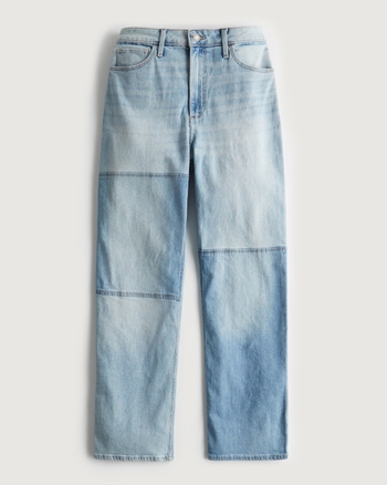 Hollister patched jeans store