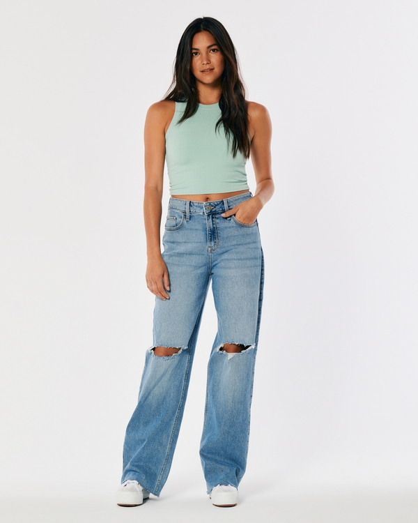 Hollister jeans sale outlet womens